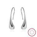 wholesale S925 sterling silver gold-plated ultra-sparkling zirconia drop earrings, manufacturer wholesale-0-62