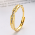 wholesale S925 Sterling Silver Korean Style Minimalist Ins Fashion OL Unique Design Niche Ring-0-1