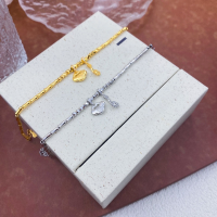 wholesale S925 Sterling Silver Bamboo Segment Crushed Silver Little Chubby Fu Ruyi Bracelet Fashion Ethnic Trend National Wave Style High-End Sense Hand Accessories-Xiaopang Fu Ruyi Bracelet--Gold>925 Silver