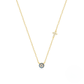 wholesale S925 Sterling Silver Demonic Eye Cross Pendant Chain Choker Necklace-0-5