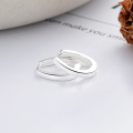 wholesale S925 silver minimalist ins U-shaped hoop elegant and individualistic earrings and ear cuffs-0-3