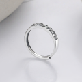 wholesale S925 Sterling Silver Retro Vintage Embossed Ancient Style Totem Pattern Minimalist and Elegant Open Ring-0-2