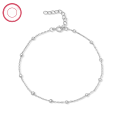 wholesale 925 Sterling Silver Women's Clavicle Necklace Small and Exquisite Minimalist Versatile Chain Bracelet Accessory Bead Chain Hot-Selling-0-8