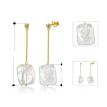 wholesale S925 Sterling Silver Baroque Pearl Earrings, Elegant and Retro, Direct from Manufacturer-0-1