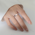 wholesale S925 silver Korean-style minimalist elegant smooth single-loop ring, fresh summer line jewelry J9025-0-3