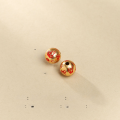 wholesale S925 silver gold-plated enamel cloisonné sun moon stars lion dance round bead spacer bead DIY silver jewelry accessories-0-10