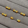 wholesale Metal S925 Gold-Plated Six-Character Mantra Lotus Screw Magnetic Clasp for Bracelet Necklace End Clasp-0-12