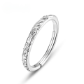 wholesale Metal material, new couple rings with simple retro patterns, plain and versatile open adjustable rings, available for dropshipping-0-0