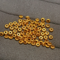 wholesale S925 gold-plated spacer beads gasket semi-finished DIY accessories crystal jewelry bracelet necklace fittings-0-11