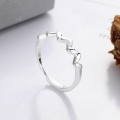 wholesale S925 Sterling Silver Adjustable Wave Ring for Women, Minimalist and Elegant, Factory Direct-0-2