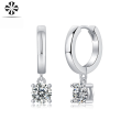 wholesale 925 Silver Fashionable Raindrop Ear Stud Earrings, Cross-border Live Streaming Hot-selling Moissanite Long Drop Earrings with a High-end Feel-0-1
