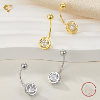 wholesale S925 Silver Earrings, Small and Exquisite, Elegant and High-End Smile Spiral Zircon Earrings for Women, Cross-Border Best-Seller for Wholesale-Silver 925 silver