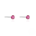 wholesale S925 Sterling Silver Small Elegant Colorful Zircon Stud Earrings For Daily Wear And Ear Care-0-6