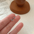 wholesale S925 Sterling Silver Five-Pointed Star Resin Drop Earrings for Women, Small and Minimalist, Fresh Style, Best Friend Matching, Student Earrings, Trendy Ear Accessories-0-4
