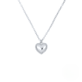 wholesale S925 Sterling Silver Fashion Small Heart Collarbone Necklace, A Trendy European Creative Heart-shaped Pendant Accessory-0-3