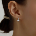wholesale S925 Sterling Silver Small Lightning Ear Cuff With Inlaid Zircons, Creative And Trendy Minimalist Ear Accessory-0-1