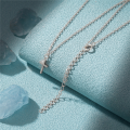 wholesale 925 Silver Hot-selling Plain Cross Pendant Choker Necklace For Women,。-0-3