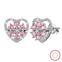 wholesale 925 Silver with 8A Ultra-Sparkling Zircon Cross Pendant Earrings for Women, Niche Design, Wholesale-Platinum, rotatable, approximately 7.21g 925 silver