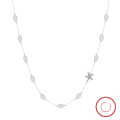 wholesale S925 Sterling Silver Cloud-Pull Jewelry Starfish Pearl Choker Necklace, Fashion Design Direct from Manufacturer Wholesale-0-4