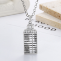 wholesale S990 sterling silver retro Chinese-style rotating bead abacus coin DIY accessory matching pendant-0-3