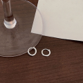 wholesale S925 metal small circle earrings for women, Korean spring new design, unique and versatile ear studs-0-3