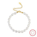 wholesale S925 sterling silver GPB collection French Baroque natural freshwater pearl women's high-end bracelet wholesale-0-19