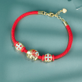 wholesale 925 Sterling Silver Zodiac Year Couple Beaded Bracelet for Women High-end Sense Accessory New Chinese Style Red String Bracelet Wholesale-0-0