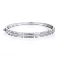 wholesale S925 sterling silver customized full diamond bracelet, fashionable, simple, and exquisite, with a high-end feel, versatile accessory for order-0-4