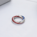 wholesale Metal S990 Silver Retro Vintage Minimalist Design Möbius Ring Six-Syllable Mantra DIY Accessory Pendant-0-2