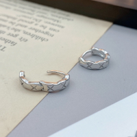 wholesale S925 Sterling Silver All-Match Minimalist Ear Studs with Pavé Starry Design, Trendy Ins Style Small-Batch Elegant Earrings-Gypsophila Earrings 925 Silver