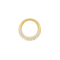 wholesale S925 Sterling Silver Geometric Zircon Cartilage Ear Cuff-Single gold #4