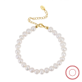 wholesale S925 Sterling Silver Jewelry Baroque Adjustable Natural Freshwater Pearl Bracelet Factory Direct-0-0
