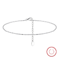 wholesale S925 Sterling Silver Trendy Minimalist Anklet for Girls, Versatile and Unique Ankle Chain with a Subtle Elegance-0-4