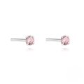wholesale S925 Sterling Silver Small Elegant Colorful Zircon Stud Earrings For Daily Wear And Ear Care-0-4