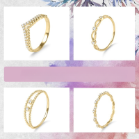 wholesale S925 Sterling Silver Plated with Moissanite Unique Personality Ring, Fine Cross-Border Golden Dawn Series Small Ring Original Design-Small Moissanite Ring 1 US Size 6