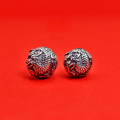wholesale Metal retro style dragon pattern bead DIY handmade Buddhist bead bracelet spacer bead braided cord accessory loose bead jewelry-0-0