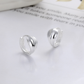 wholesale S925 Sterling Silver Minimalist Irregular Geometric Ear Clasp Ins Style Aloof and Unique Unisex Ear Accessories-0-0