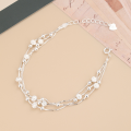 wholesale S990 Pure Silver, Niche Designer Sense Light Luxury Three Lives Three Worlds Bracelet, Triple-Layer Bangle, 520 Valentine's Day Gift-0-2