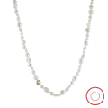 wholesale S925 Sterling Silver, 14K Gold Adjustable Chain, Cultured Freshwater Pearl Necklace Factory Direct-0-1