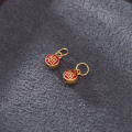 wholesale Gold-plated 925 Ancient Silver Enamel Fortune Attraction and Blessing Drop Pendant for DIY Bracelet String Accessory-0-18