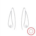 wholesale S925 sterling silver gold-plated ultra-sparkling zirconia drop earrings, manufacturer wholesale-0-87