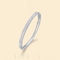 wholesale [Sterling Silver] Fashion Square Moissanite Light Luxury High-End Sense Bracelet, Internet Famous Best-Selling High Version Women's Tarnish-Resistant Bangle-0-0