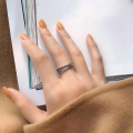 wholesale S925 silver wire ring for women, retro fashion multi-layer crossover open ring,-0-3