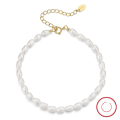 wholesale S925 sterling silver GPB collection French Baroque natural freshwater pearl women's high-end bracelet wholesale-0-24