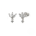 wholesale S925 Sterling Silver Marquise Zircon Stud Earrings, Cross-border Best-selling Trendy Creative Ins Style-0-6