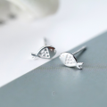 wholesale S925 Sterling Silver Small Fresh Cute Fish Ear Studs Mini Marine Animal Ear Accessories for Women E6706-0-3