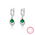 wholesale S925 silver jewelry set, retro high-end earrings, luxury emerald necklace for women, popular cross-border wholesale accessories-0-4