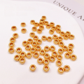 wholesale Gold-plated S925 silver spacer beads and accessories for bracelet, necklace stringing, and DIY handmade crafts-0-13