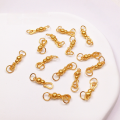 wholesale Metal S925 Gold Plated S-Hook Fish Tail Clasp Pearl Clasp Ends Universal Clasp for Bracelet Necklace Stringing DIY Accessories-0-4