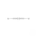 wholesale S925 Sterling Silver Industrial Piercing Chain Barbell Threaded Ear Cartilage Stud-0-10